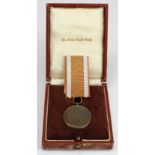 German West Wall medal in fitted De Luxe case, given as a Dr Fritz Todt Prize