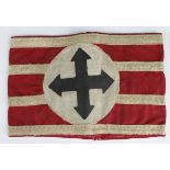 German Fascist / Hungarian Iron Cross Movement armband, service wear