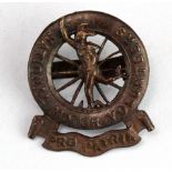 Badge a National Motor Volunteers bronze bladed cap badge, Gentlemen who volunteered to take their