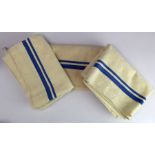 German Nazi Kriegsmarine Galley Cloths Dated 1940. Unissued condition. (3)