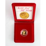 Half Sovereign 1980 Proof FDC cased with cert.