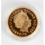 Five Pounds 2000 Proof FDC in a hard plastic capsule