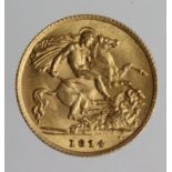 Half Sovereign 1914 aEF