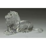 Swarovski Crystal Glass, Annual Edition 1995 Inspiration Africa 'The Lion', boxed