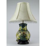 Moorcroft "Large Lamp". 1st Quality. With shade