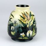 Moorcroft "Lamia" Vase by Rachel Bishop. Approx 15cm tall. 1st Quality