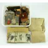 Collectables. A collection of various items, including an unusual card game to help with