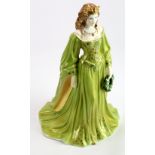 Royal Worcester limited edition figure 'Golden Girl of the May', with certificate of authenticity
