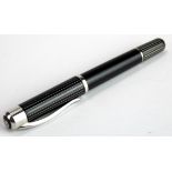 Pelikan metal striped rollerball pen