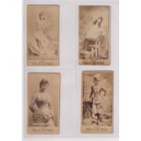 Cigarette cards, USA, A. Hershey & Co (Star of the World), Photographic cards, Actresses, 12