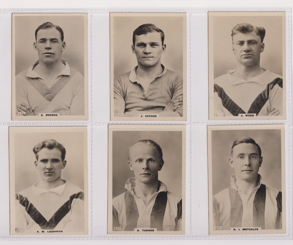 Cigarette cards, Phillips, Footballers (all Pinnace back), 'L' size, 36 different cards, numbered - Image 5 of 6