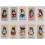 Cigarette cards, USA, Duke's, Fancy Dress & Ball Costumes (set, 50 cards) (some with sl marks gen