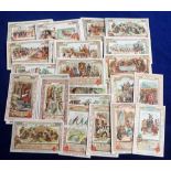 Trade cards, France, Guerin-Boutron, Traditions & Costumes, 'L' size (set, 78 cards) (mostly vg)