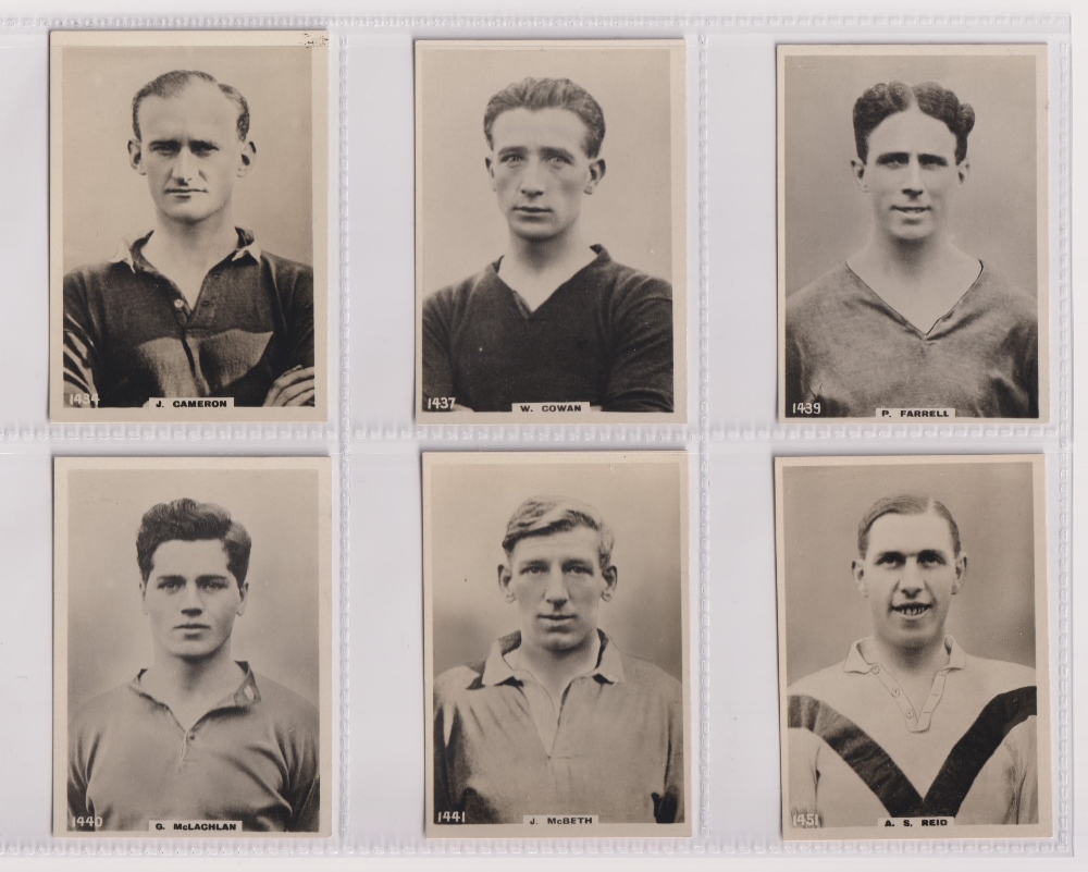 Cigarette cards, Phillips, Footballers (all Pinnace back), 'L' size, 36 different cards, numbered - Image 2 of 6