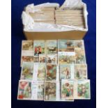 Trade cards, Liebig, a collection of approx. 90 wrapped sets, appear to all be complete but not