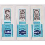 Cigarette cards, Phillip's, Footballers, 3rd Series, paper package issue (set, 25 cards, all