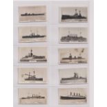 Cigarette cards, Canada, Tuckett's, British Warships (all 'T&B' back) (75/80, missing Defence,