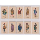 Cigarette cards, Westminster Tobacco Co, Merry England Studies (set, 40 cards) (one card with two