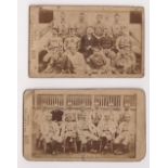 Cigarette cards, USA, Gross (Kalamazoo Bats), Baseball Teams, two cards, Boston BBC & Athletic