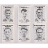 Trade cards, News Chronicle, Footballers, Workington, two sets with different printings, one '