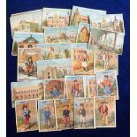 Trade cards, France, a collection of 60+ cards, from various issuers, all with illustrations from