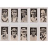 Cigarette & trade cards, 3 sets, Major Drapkin, Australian & English Test Cricketers, (40 cards),