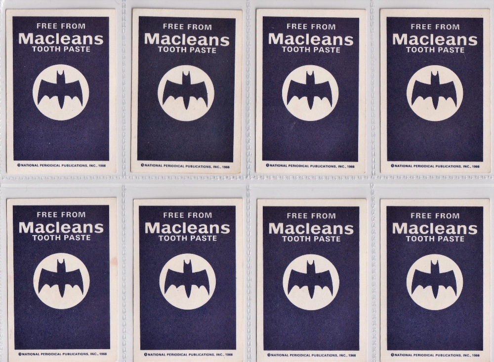 Trade cards, two sets, Sunbeam, Super Heroes (stickers, 30 cards) & Macleans Batman Card Game (40 - Image 4 of 4