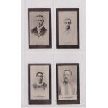 Cigarette cards, Smith's, Footballers (brown back) 4 cards, no 42, McColl, Queens Park, no 43, A
