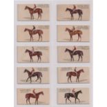 Cigarette cards, USA, Kinney, Famous Running Horses - American (Racehorses) (23/25, missing 'The