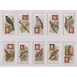 Trade cards, Typhoo, British Birds & their Eggs, (24 cards) (some sl marks gen gd)