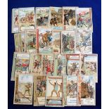 Trade cards, France, Guerin-Boutron, Armies Through the Ages, 'L' size (set, 78 cards) (mainly vg)