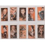 Trade cards, Stoll (Films), Stars of Today (17/25, missing nos 1, 3, 4, 7, 8, 14, 15 & 25) (mainly