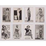 Trade cards, Tit-Bits, Star Cover Girls, 14 different plus one variation card, sold with Empire News