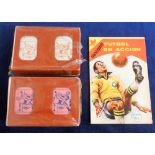 Trade cards, South American Football Stickers, 'Futbol en Accion' unused album together with 2