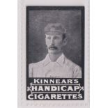 Cigarette card, Kinnear, Australian Cricket Team, type card, C. McLeod (gd/vg) (1)