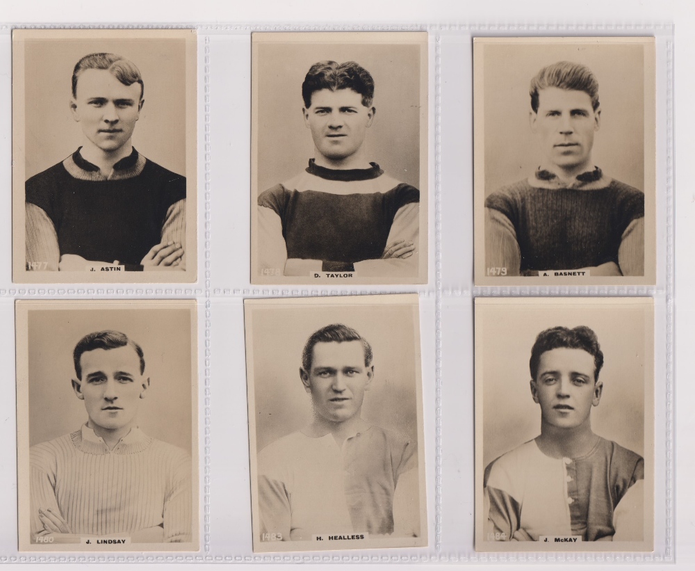 Cigarette cards, Phillips, Footballers (all Pinnace back), 'L' size, 36 different cards, numbered - Image 5 of 6