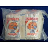 Trade cards, South American Football Stickers, unopened pack of approx. 100 packets 'Espana 82',
