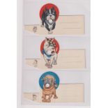 Cigarette cards, ITC Canada, Doggie Place Cards, shaped (11/12) (vg)