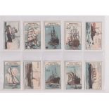 Trade cards, Edmondson's, British Ships (set, 20 cards) (vg)