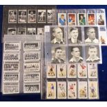 Trade cards, a collection of 6 Football related sets, Dickson Orde & Co Footballers (50 cards),
