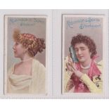 Cigarette cards, Robinson's, Beauties, two type cards, both 'Thin Twist & Thick Twist' backs, ref