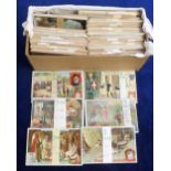 Trade cards, Liebig, a collection of approx. 65 wrapped sets, appear to all be complete but not