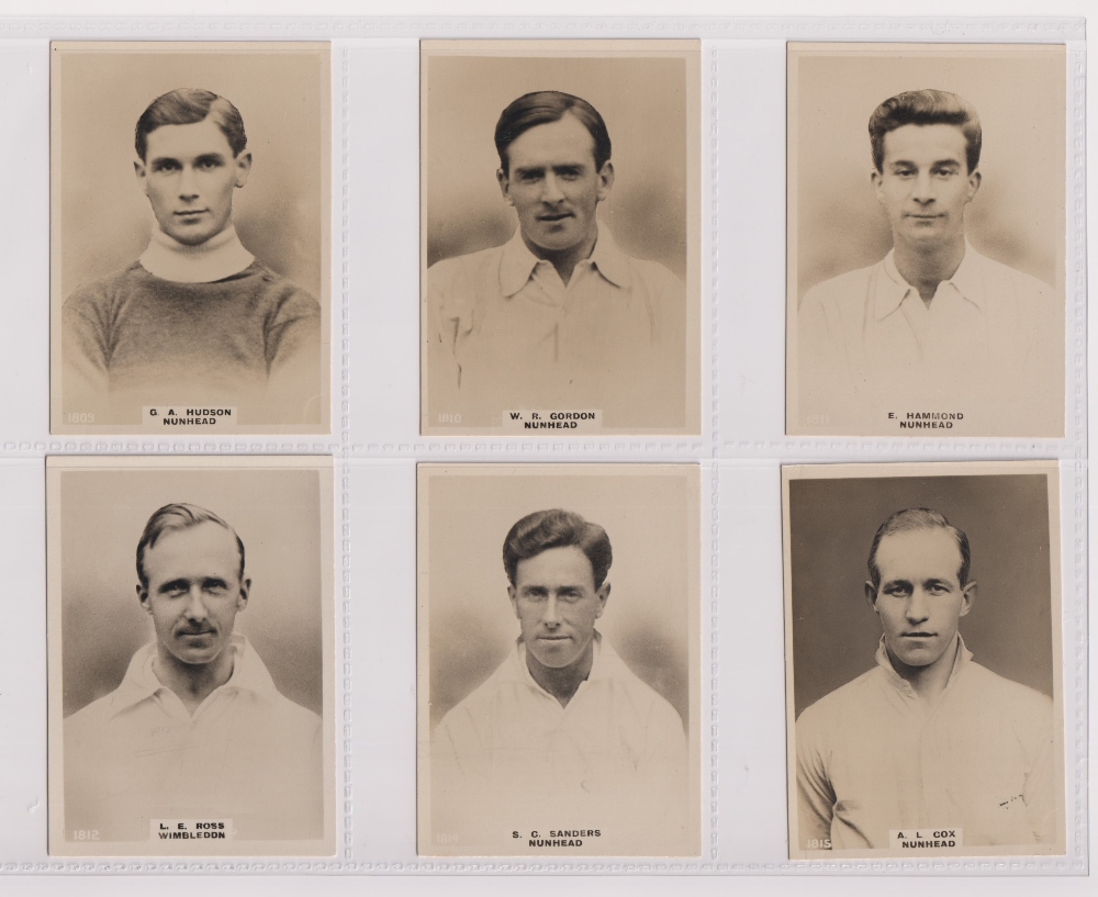 Cigarette cards, Phillips, Footballers (all Pinnace back), 'L' size, 36 different cards, numbered - Image 4 of 7