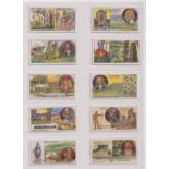 Cigarette cards, Smith's, Battlefields of Great Britain (set, 50 cards) (gd)