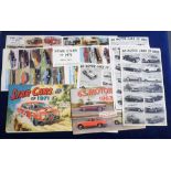 Trade cards, Thomson, two albums, Star Cars of 1971 (with uncut sticker sheets nos 1-3) & 63 Motor