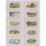 Trade cards, English & Scottish CWS, British Sports Series (23/50) nos 5, 17, 20, 22, 23, 24, 29,