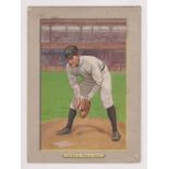 Cigarette card, USA, ATC, Prominent Base Ball Players & Athletes, backlisted, type card, Base