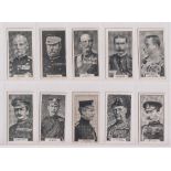 Cigarette cards, Smith's, Boer War Series (Black & white) (set, 25 cards) (4 with light tape marks