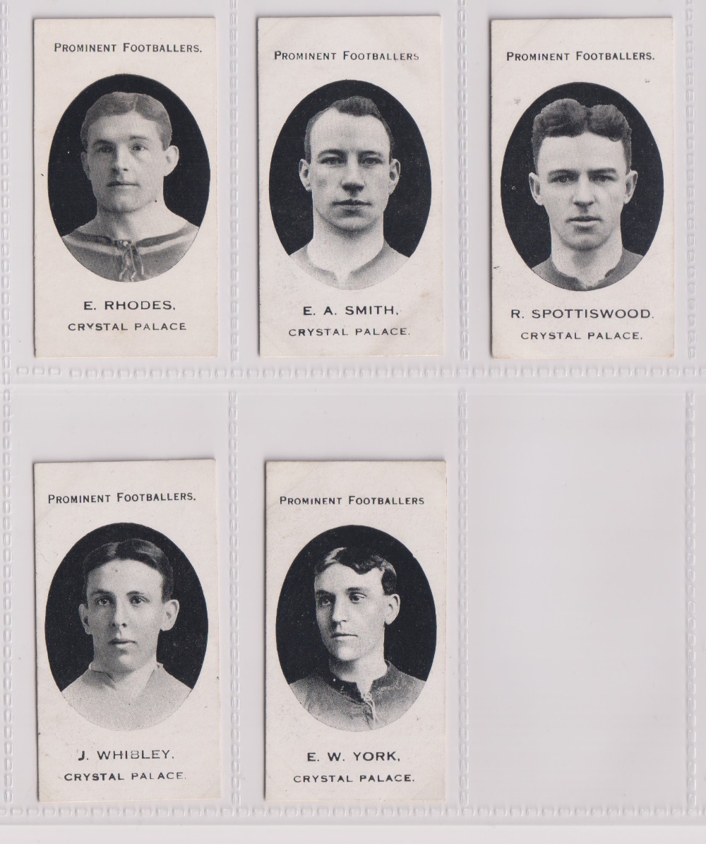 Cigarette cards, Taddy, Prominent Footballers (London Mixture), Crystal Palace (set, 15 cards) ( - Image 3 of 4