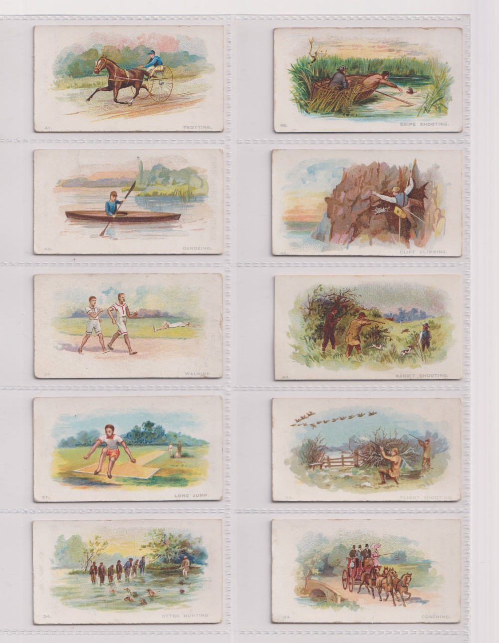 Trade cards, English & Scottish CWS, British Sports Series (23/50) nos 5, 17, 20, 22, 23, 24, 29, - Image 3 of 6